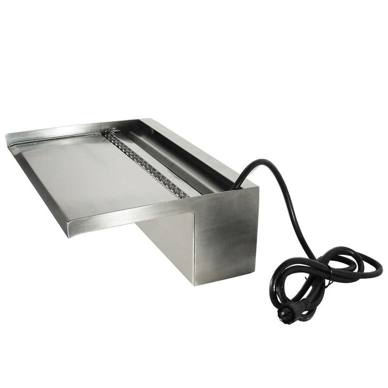Load image into Gallery viewer, Ubbink Ubbink Waterval met LED's Niagara 90 cm roestvrij staal 1312126

