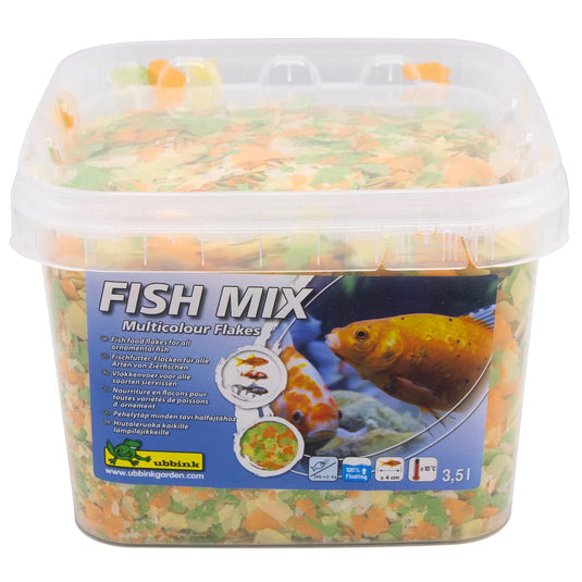 Ubbink visvoer fish mix multicolour flakes 5-20 mm 3,5 l