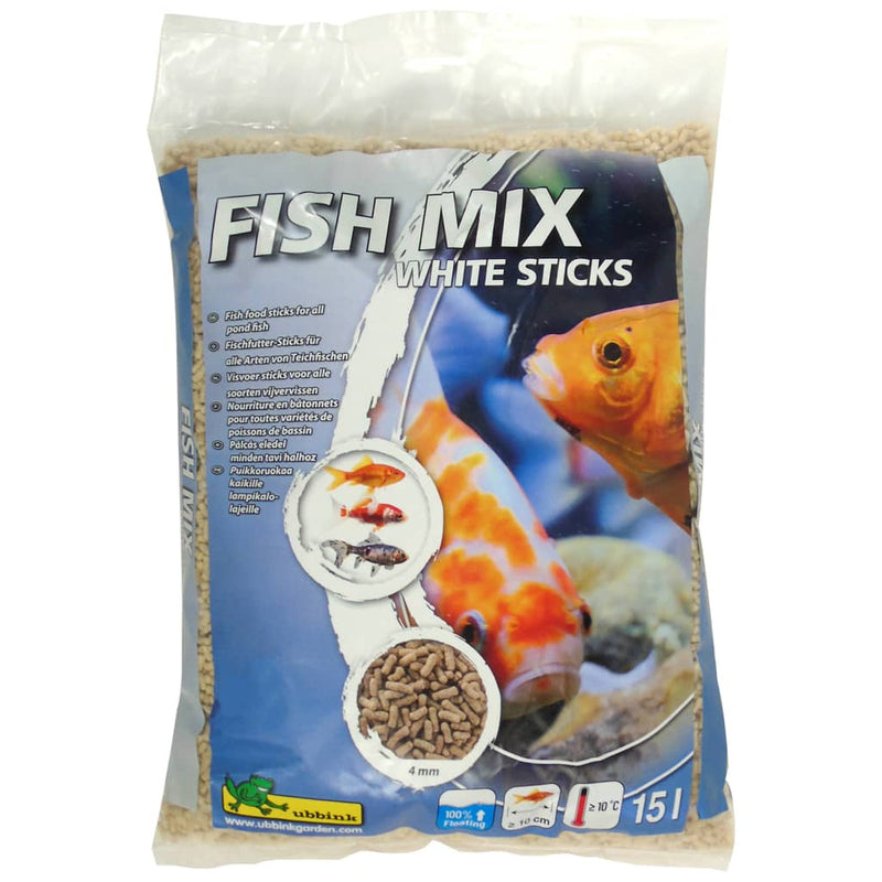 Load image into Gallery viewer, Ubbink visvoer fish mix white sticks 4 mm 15 l
