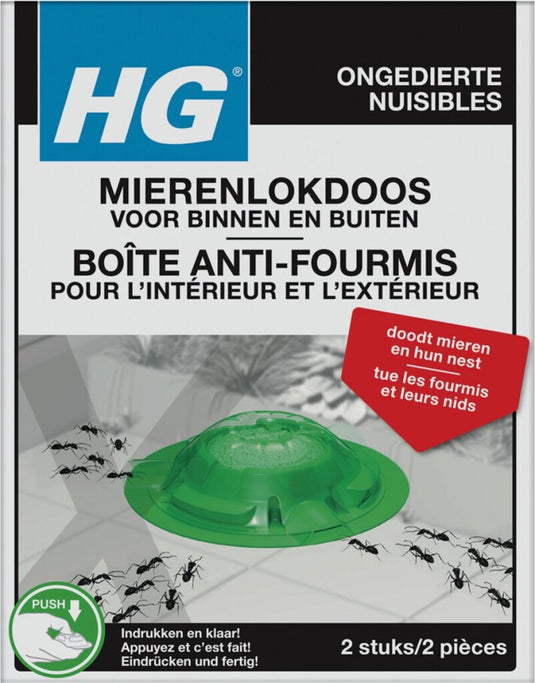 Hg mierenlokdoos voor binnen en buiten nl be