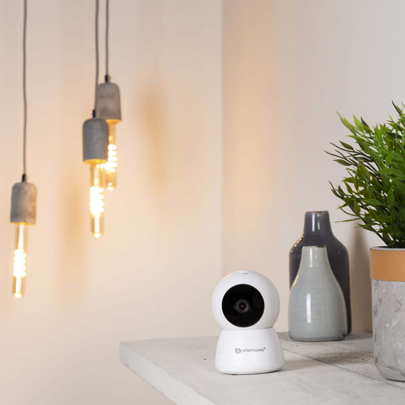 Load image into Gallery viewer, Smartwares Camera voor binnen IP 7x7x11 cm wit
