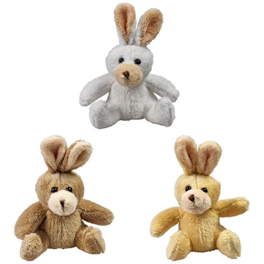 Knuffels konijntjes 3 ass. 12 cm. (in po