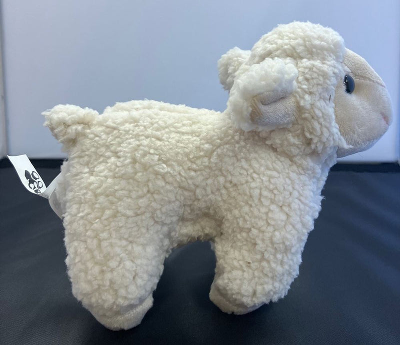 Afbeelding laden in galerijviewer, Knuffel lammetje wollie 14 cm. beige voe
