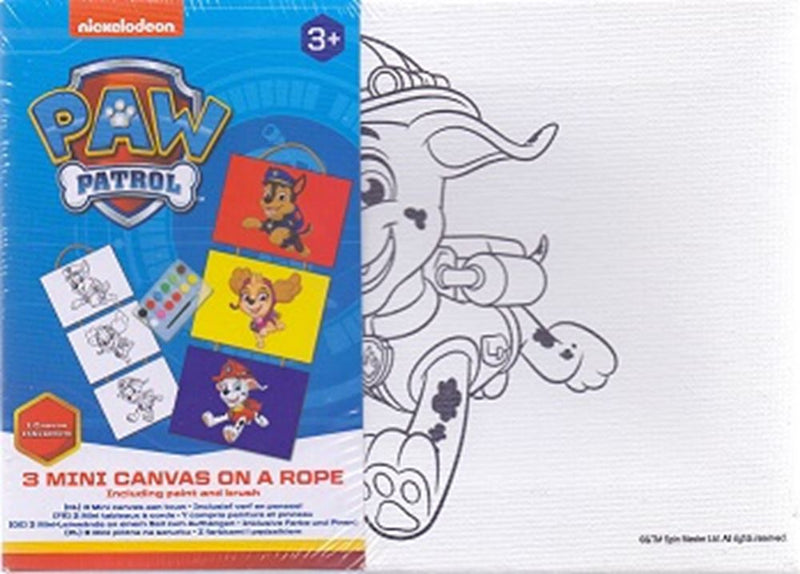 Chargez l'image dans la visionneuse de la galerie, Paw patrol 3 mini canvas aan touw.(12 st
