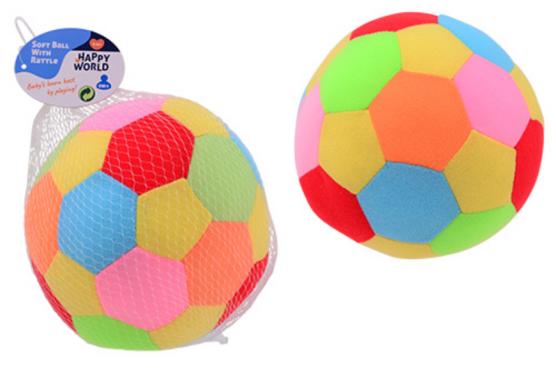 ギャラリービューアに画像をロードする, Johntoy happy world bal met rammel 18 cm.
