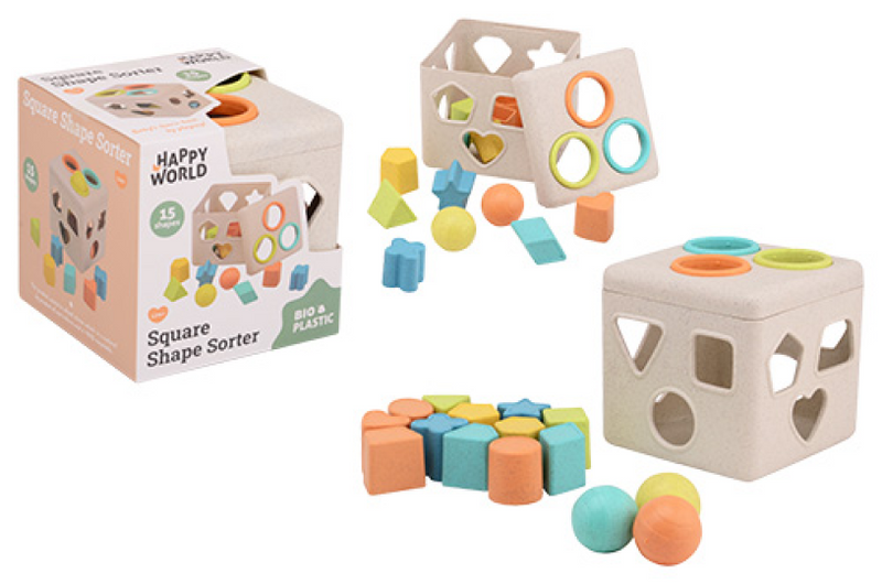 ギャラリービューアに画像をロードする, Johntoy happy world bio plastic vormenstoof in doos

