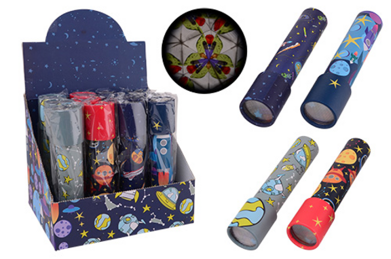 ギャラリービューアに画像をロードする, Johntoy kaleidoscoop in display 4 assorti
