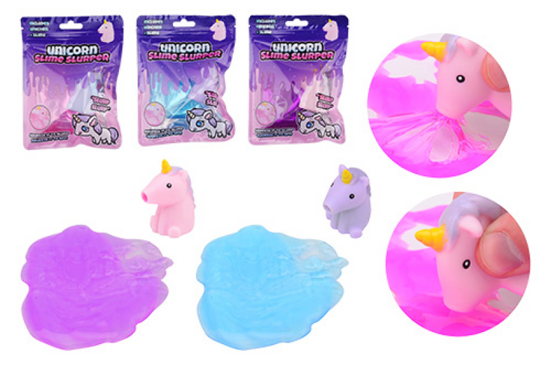 Chargez l'image dans la visionneuse de la galerie, Johntoy eenhoorn slime slurpers 3 assorti
