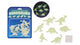 Johntoy glow in the dark 3d muur dino's, 7dlg.
