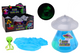Johntoy ufo slijm met licht en glow in the dark alien 3 assorti