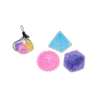 Johntoy slow rise squeeze glitter vormen - 3st.