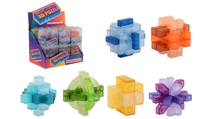 Johntoy 3d hersen puzzel in presentatie box 6 assorti