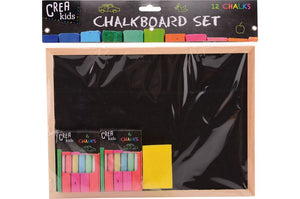 Bongers speelgoed crea kids krijtbord 29x21 cm met acc