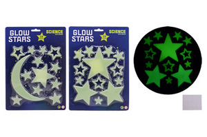 Johntoy science explorer glow in the dark set 2 assorti