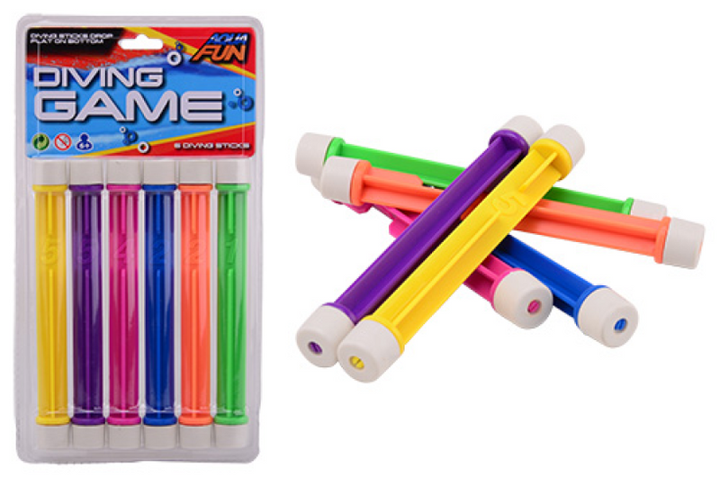 ギャラリービューアに画像をロードする, Johntoy aqua fun duikstaafjes 6 stuks
