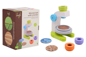 Johntoy jouéco - microscoop met 3 lenzen
