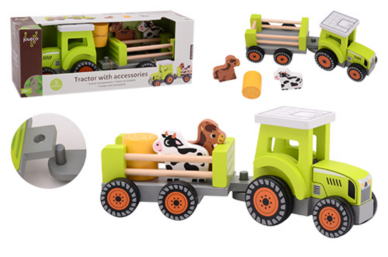 ギャラリービューアに画像をロードする, Joueco tractor met accessoires
