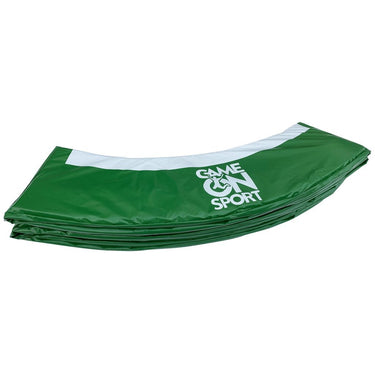 Game on sport trampoline beschermrand 244 cm groen wit