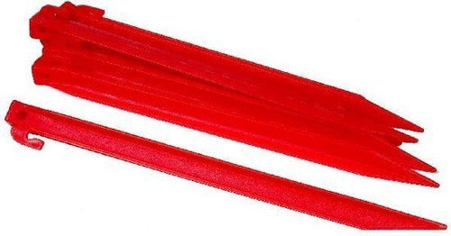Outdoor tentharingen kunststof 30 cm 6 stuks