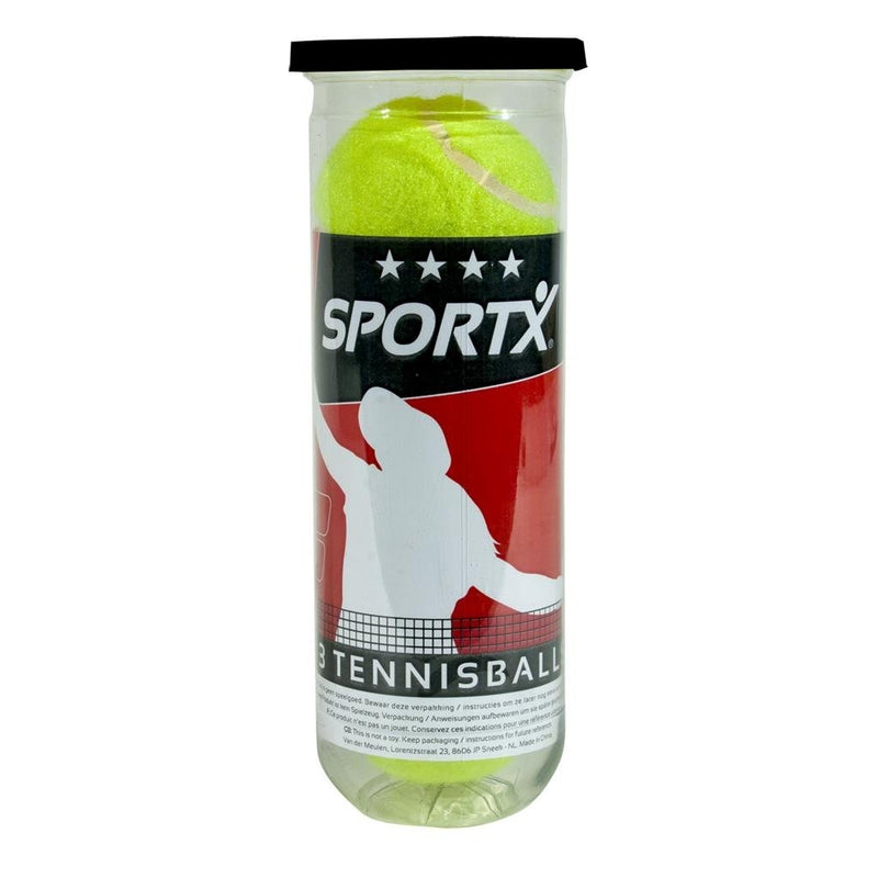 Load image into Gallery viewer, Sportx tennisballen in koker, 3st.
