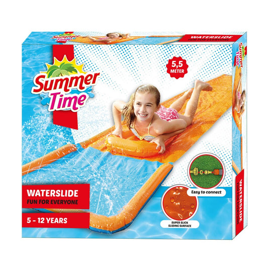 Summertime waterslide 550x80 cm oranje