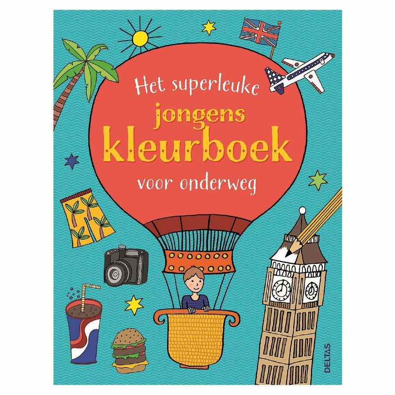 Load image into Gallery viewer, Deltas het superleuke kleurboek voor onderweg
