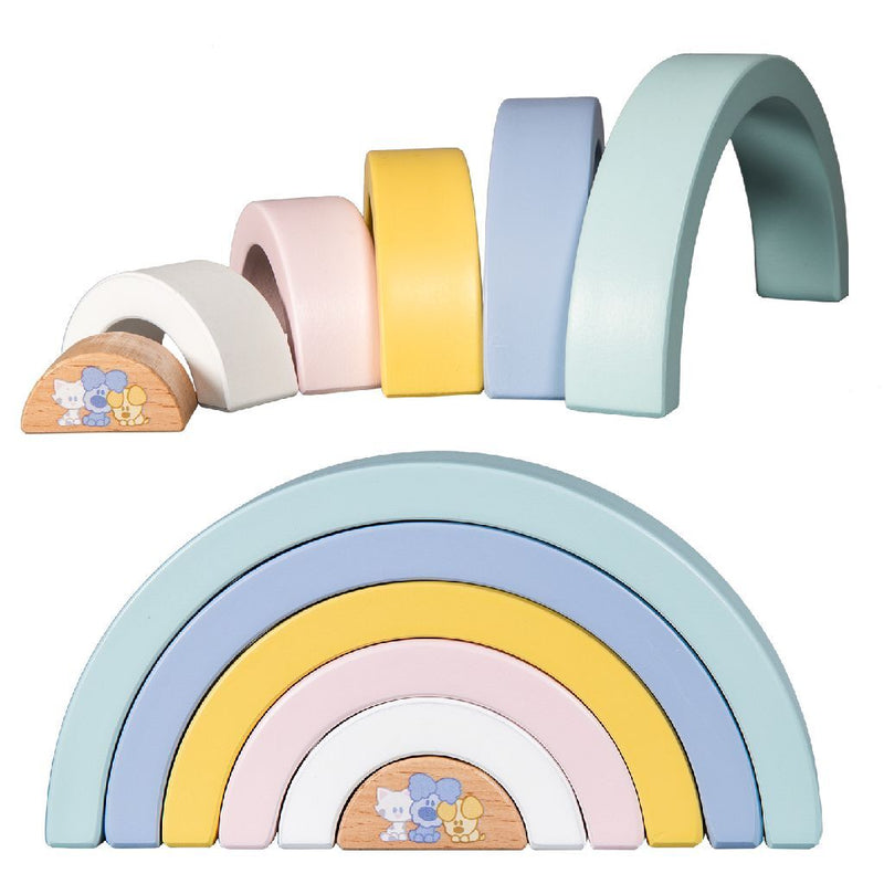 Load image into Gallery viewer, Rubo toys woezel en pip baby regenboog
