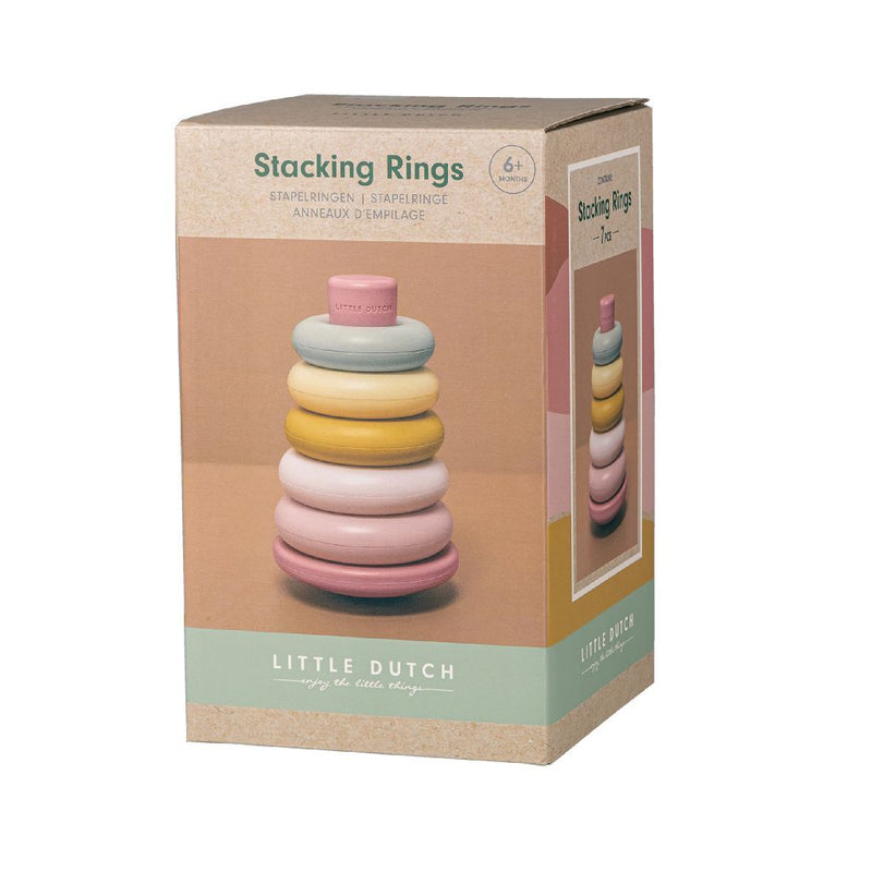 Load image into Gallery viewer, Little dutch stapelringen roze
