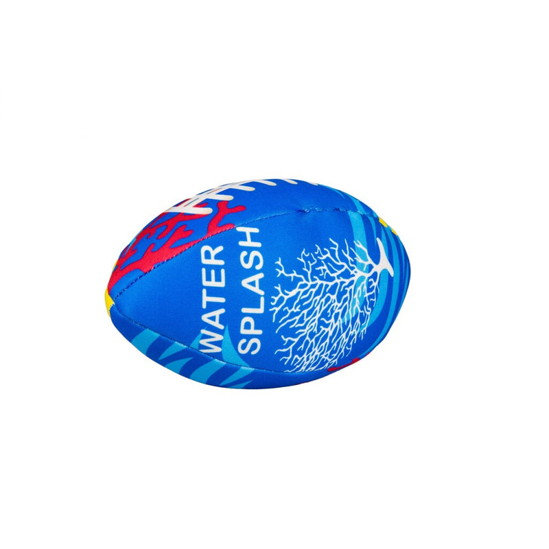 Load image into Gallery viewer, Summertime Summertime Soft Water Mini Rugbybal Geel Blauw
