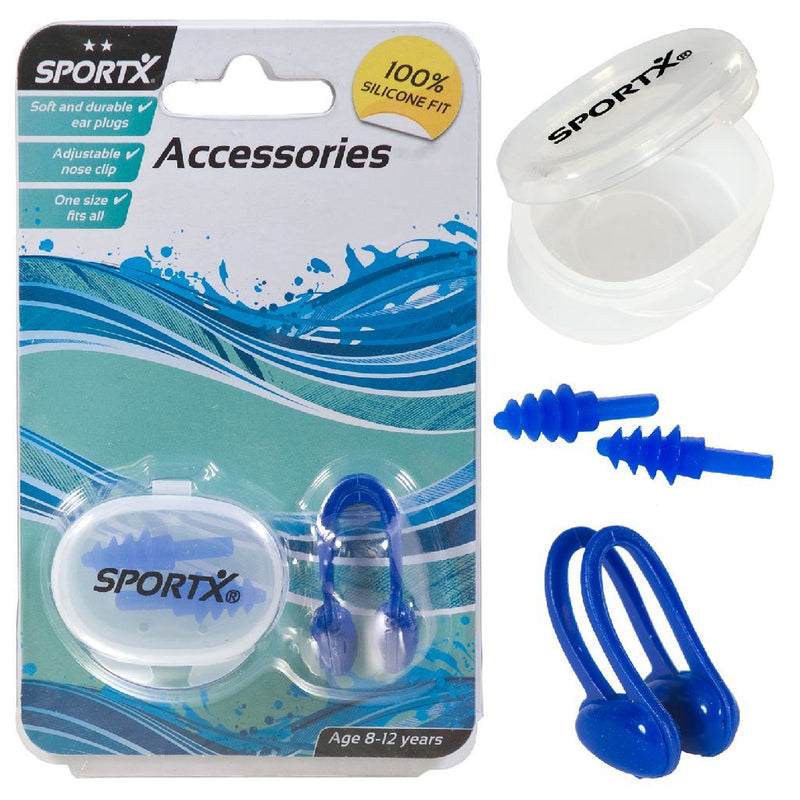 Chargez l'image dans la visionneuse de la galerie, Sportx neusclip en oordopjes junior
