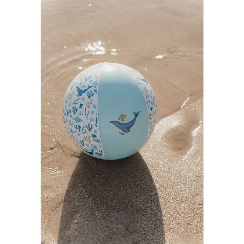 Afbeelding laden in galerijviewer, Rubo toys little dutch ocean dreams strandbal blauw, 35cm
