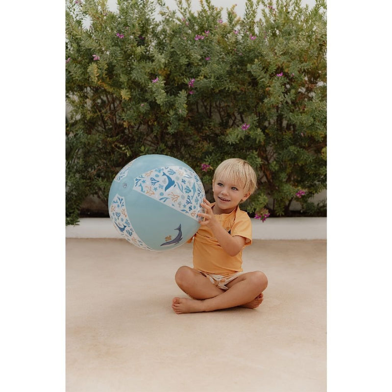 Afbeelding laden in galerijviewer, Rubo toys little dutch ocean dreams strandbal blauw, 35cm
