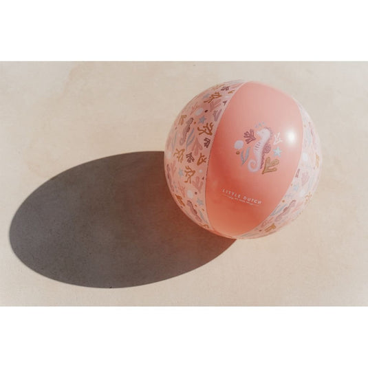 Little dutch strandbal ocean dreams roze 35 cm