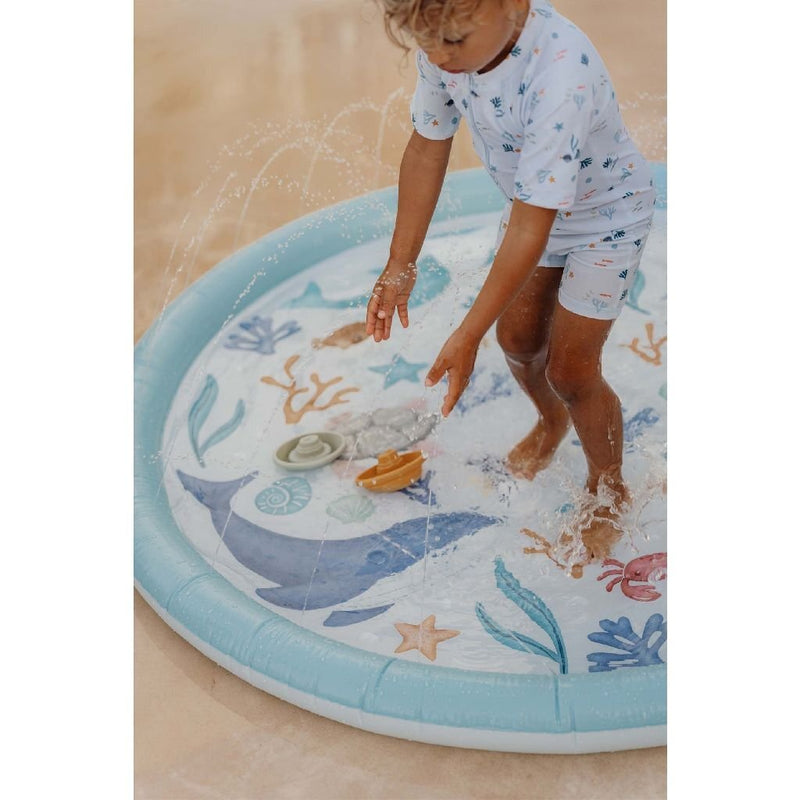 Afbeelding laden in galerijviewer, Little dutch ocean dreams sprinklermat 150 cm blauw
