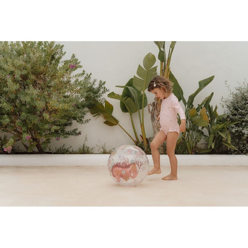 Load image into Gallery viewer, Little dutch ocean dreams strandbal 3d figuur roze
