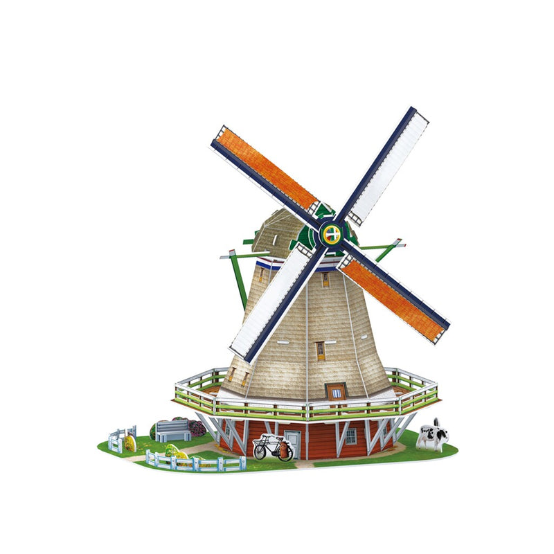 Load image into Gallery viewer, Cubic fun 3d puzzel hollandse windmolen 61 stukjes
