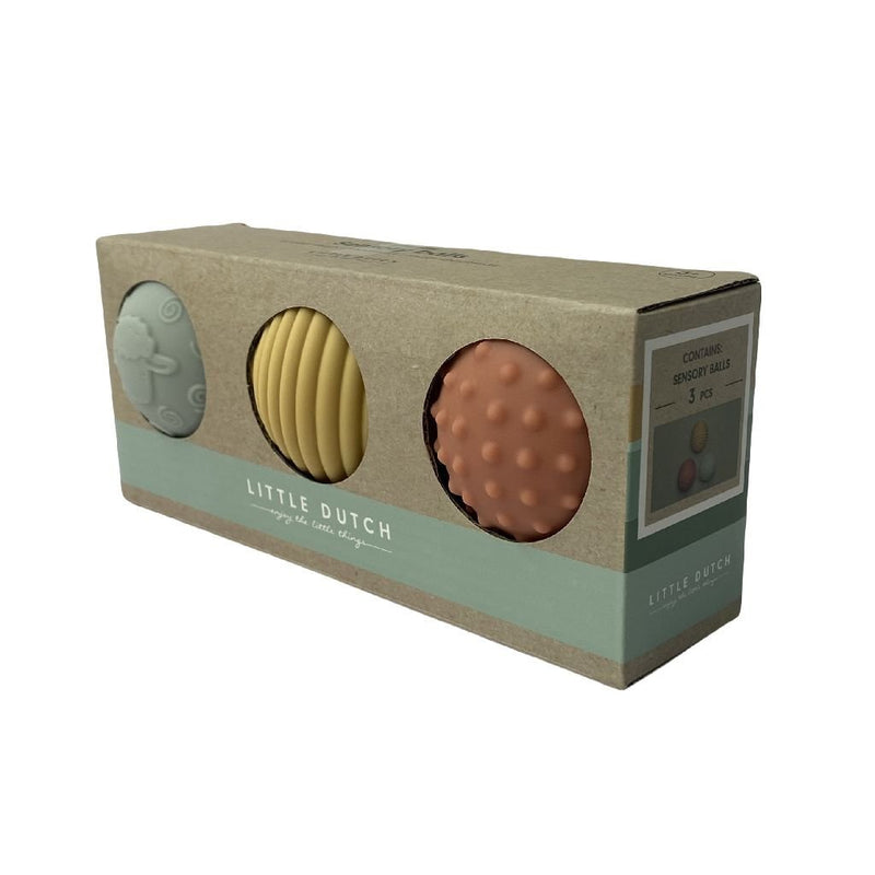 Load image into Gallery viewer, Little dutch farm zintuigballen 3 stuks
