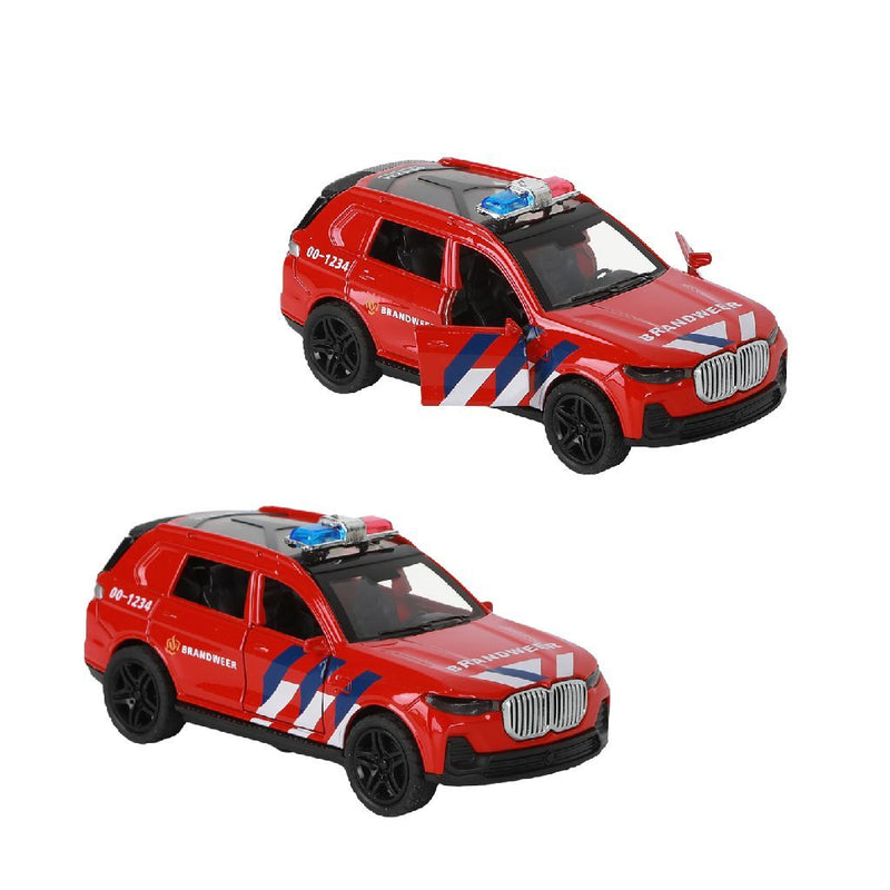 Load image into Gallery viewer, 112 brandweer auto suv 1:36 met licht en geluid
