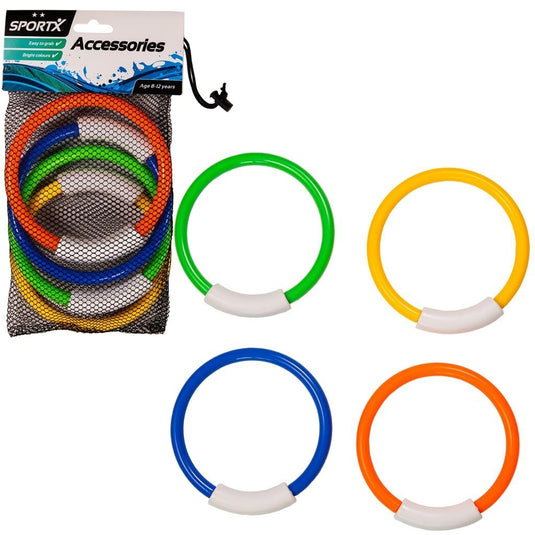 Sportx duikringen 4 stuks
