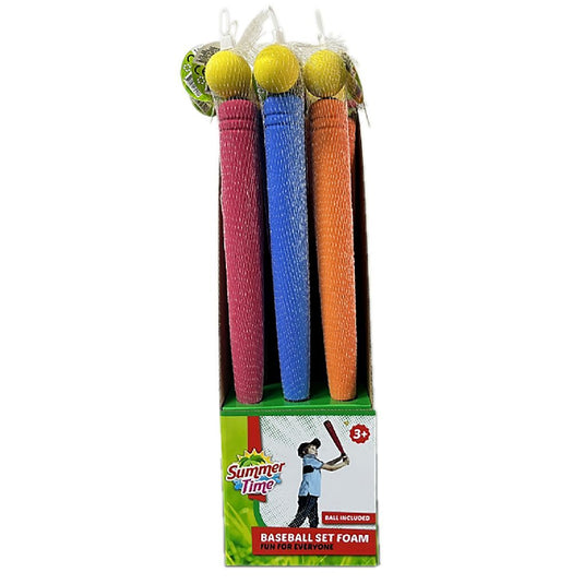 Summertime foam honkbal set assorti