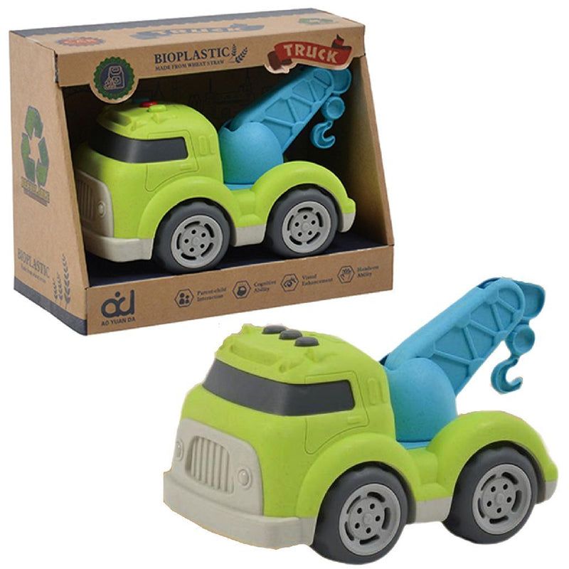 Load image into Gallery viewer, Overige merken bioplastic sleepwagen 18 cm blauw groen
