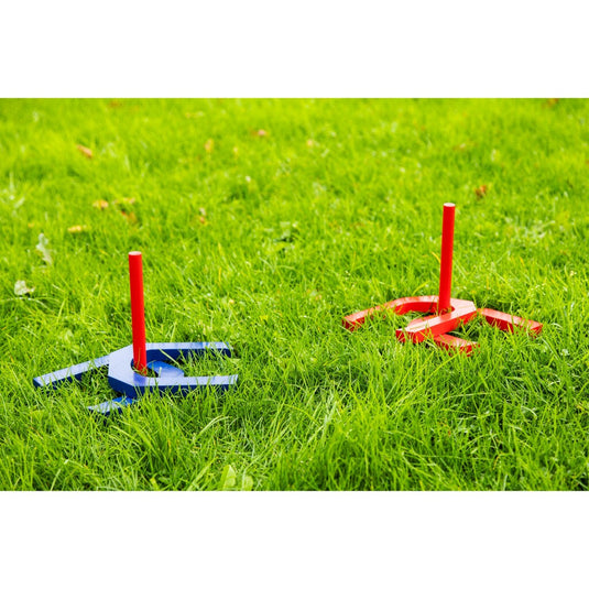 Outdoor play houten hoefijzer werpen