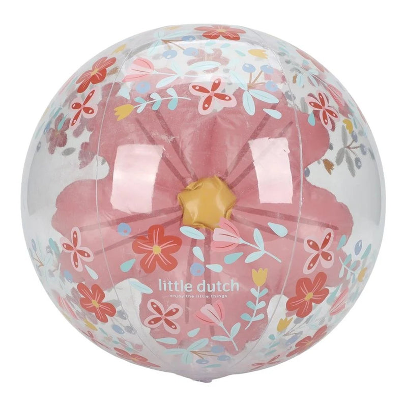 Load image into Gallery viewer, Little dutch pink flowers strandbal 3d figuur, 35cm
