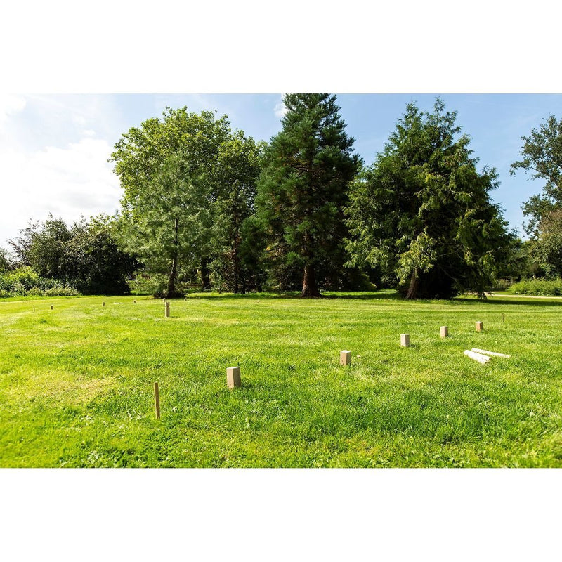 Load image into Gallery viewer, Outdoor play houten kubb game + draagtas
