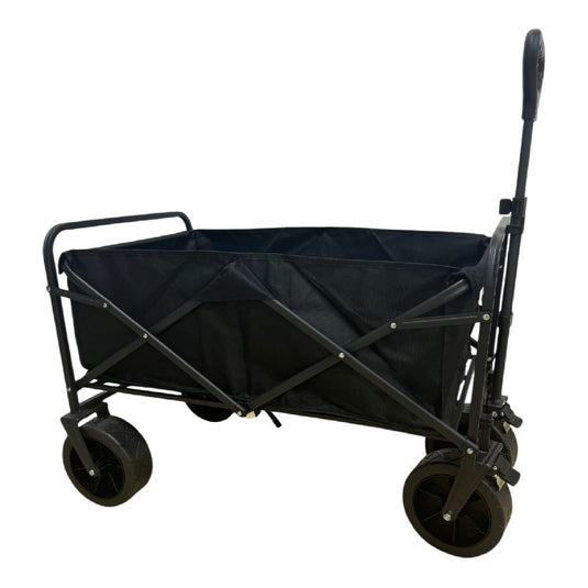 Outdoor bolderwagen opvouwbaar 90x51x57 cm zwart