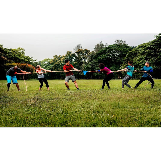 Outdoor play touwtrekken