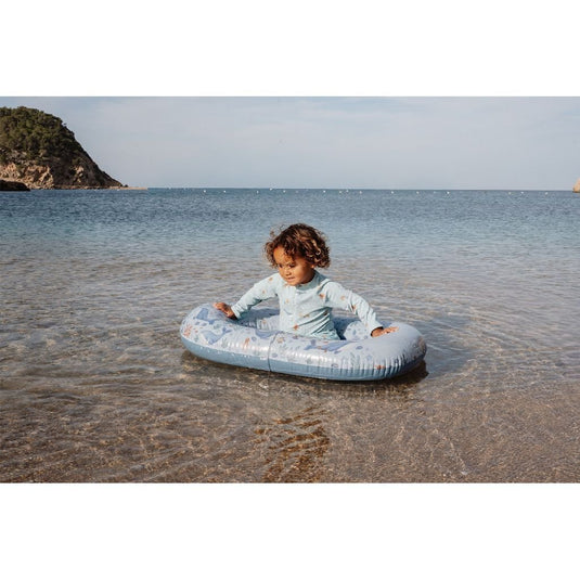 Little dutch ocean world bootje 100x67 cm blauw
