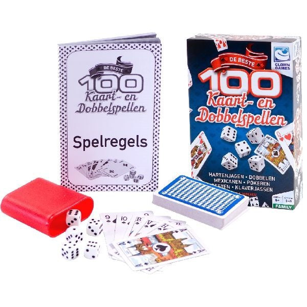 Load image into Gallery viewer, Clown Games 100 Kaart en Dobbel Spellen
