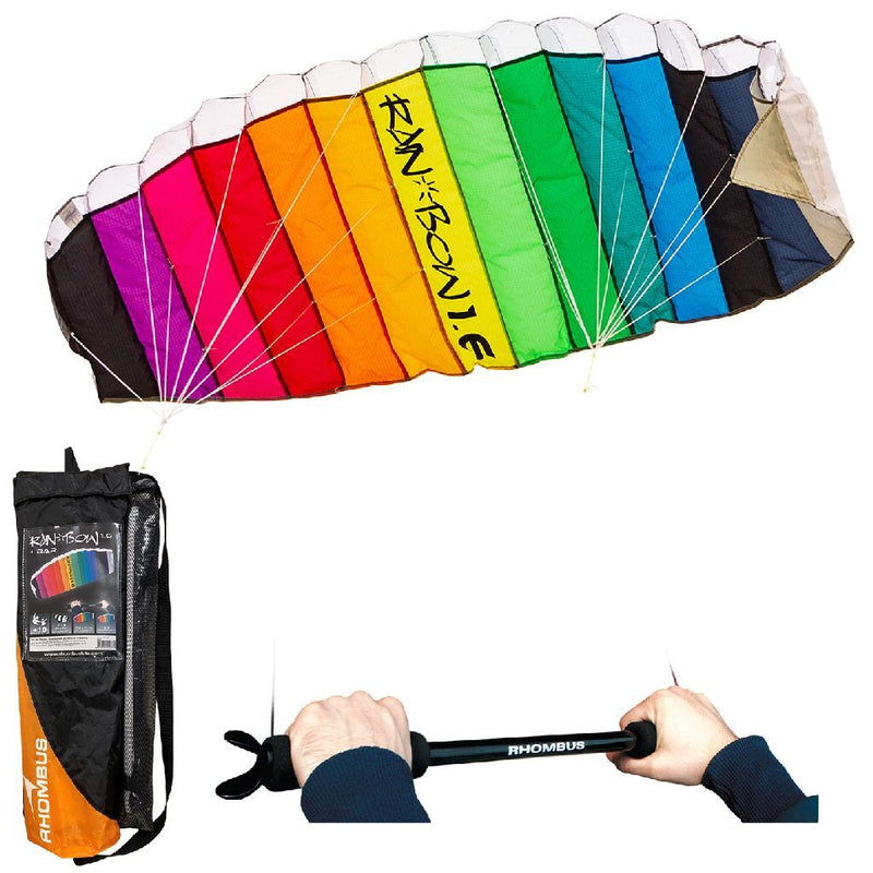 Load image into Gallery viewer, Rhombus rainbow 1.6 matrasvlieger 160x55 cm + bar
