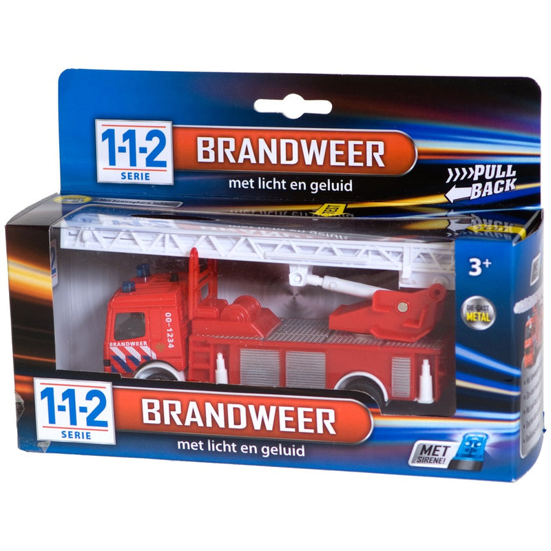 Load image into Gallery viewer, 112 112 Brandweer + Licht + Geluid 15cm
